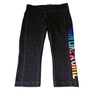 Idealology Believe In Movement Gray Capri Leggings Medium